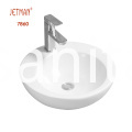 Lavandino rotondo in ceramica con lavabo in ceramica Round Ceramic Sink Counter Ceramic Art Basin